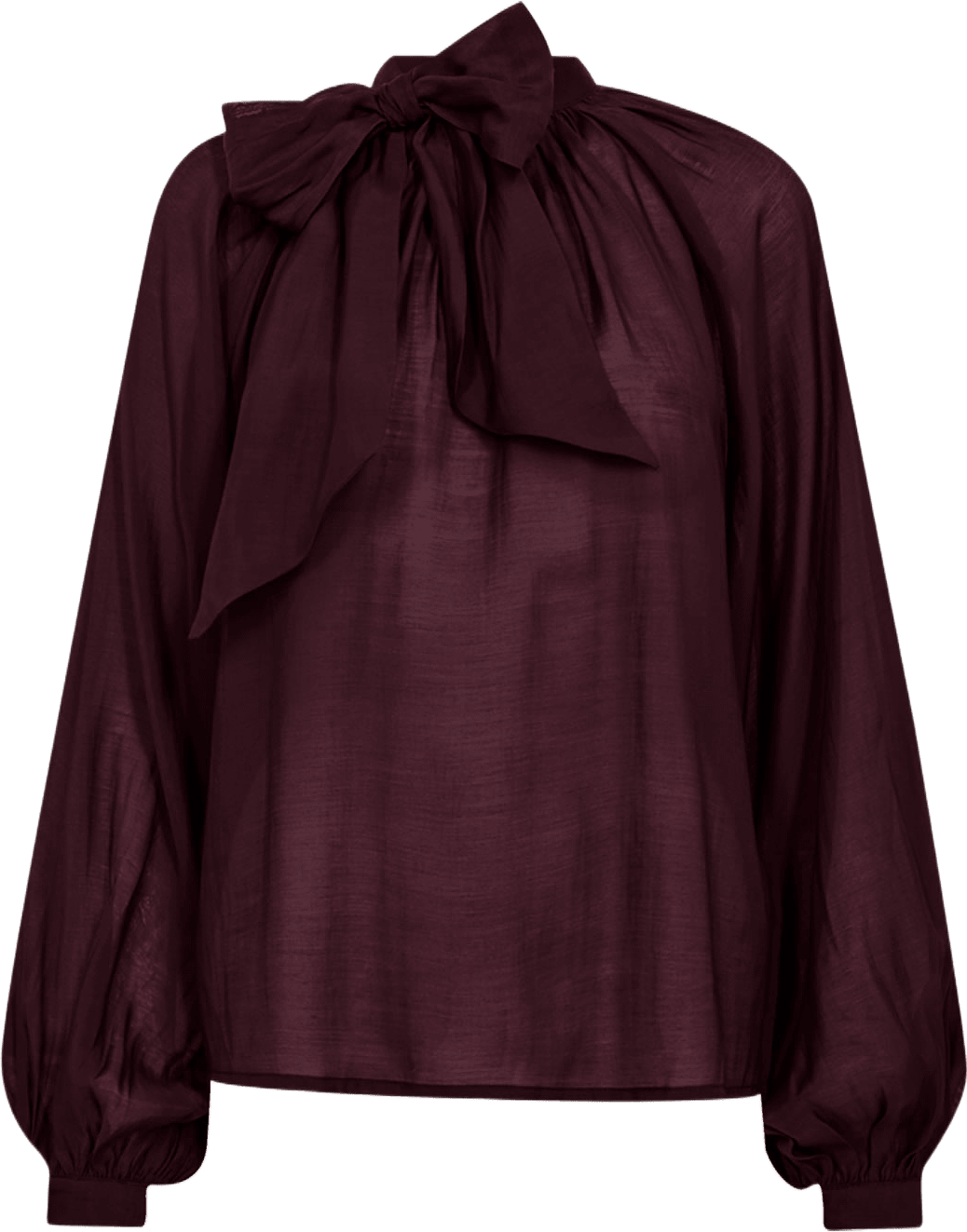 CMTILLY Blouse, från Copenhagen Muse, i färgen Windsor Wine.