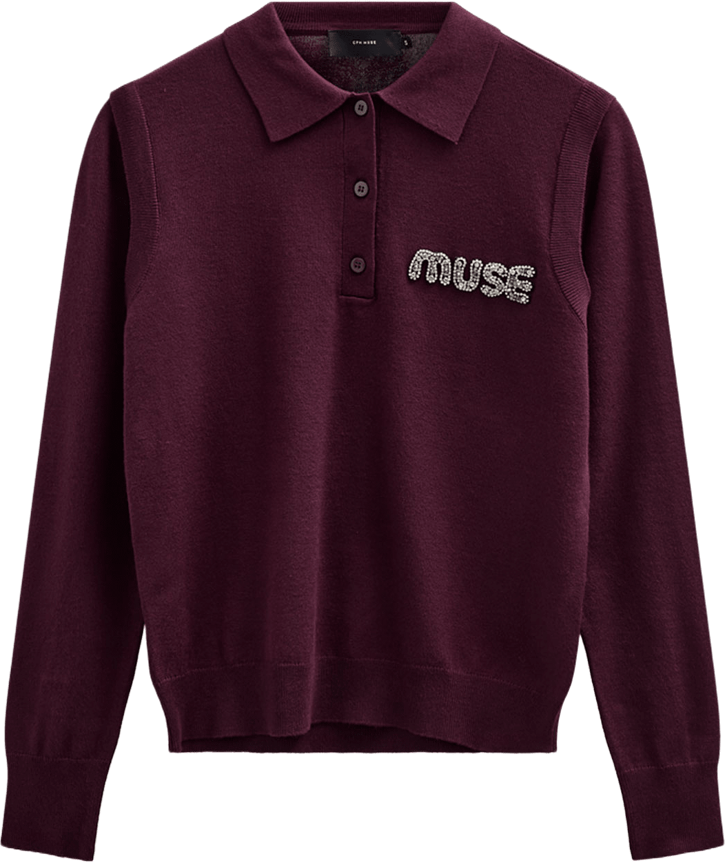CMVERAN Polo, från Copenhagen Muse, i färgen Windsor Wine.