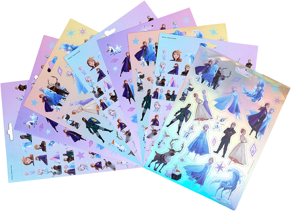 Frozen Klistermärken, från Disney, i färgen Mukticolore.