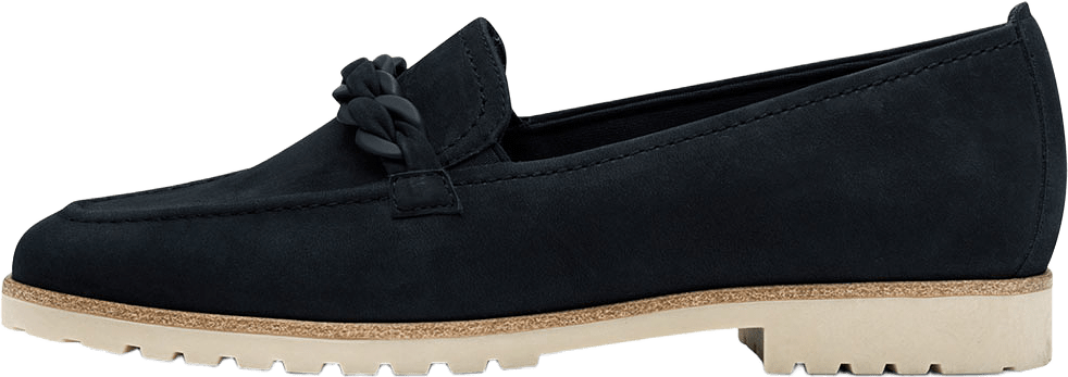 Toffla, från Tamaris, i färgen Navy.