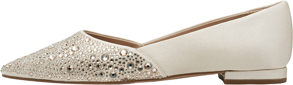 Ballerina, från Tamaris, i färgen Pearl.