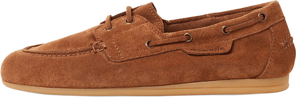 Moccassin, från Tamaris, i färgen Cognac.