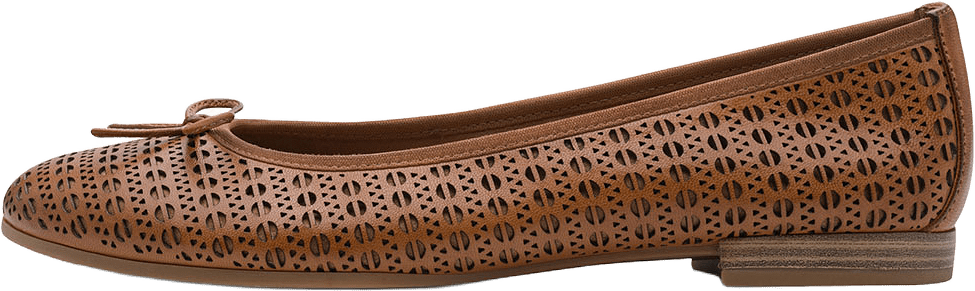 Ballerina, från Tamaris, i färgen Nut Structure.