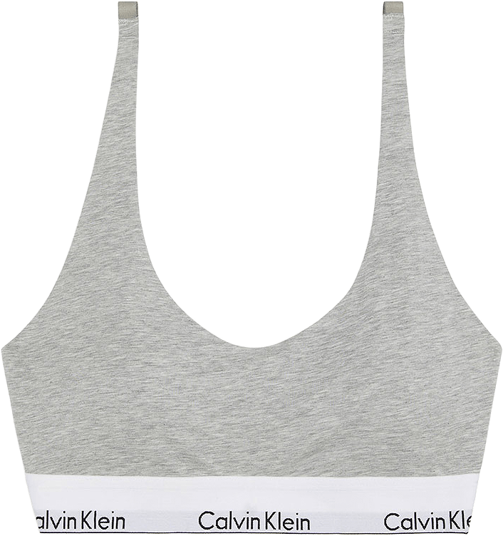 Underwear LIGHTLY LINED BRALETTE, från Calvin Klein, i färgen Grey Heather.