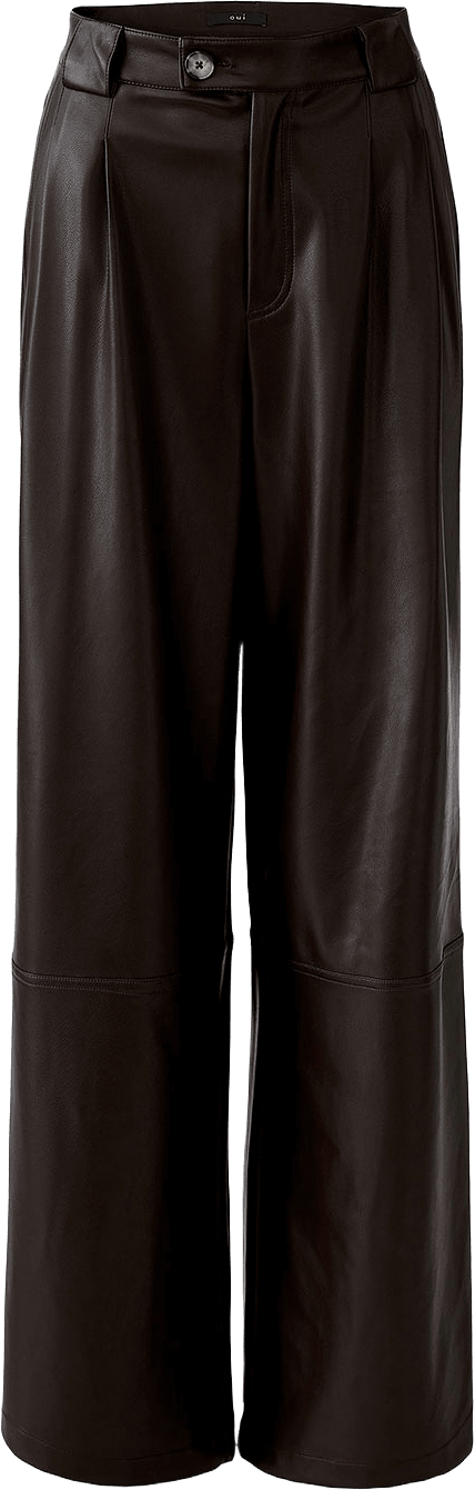 Byxa, från Oui, i färgen Dark Brown.