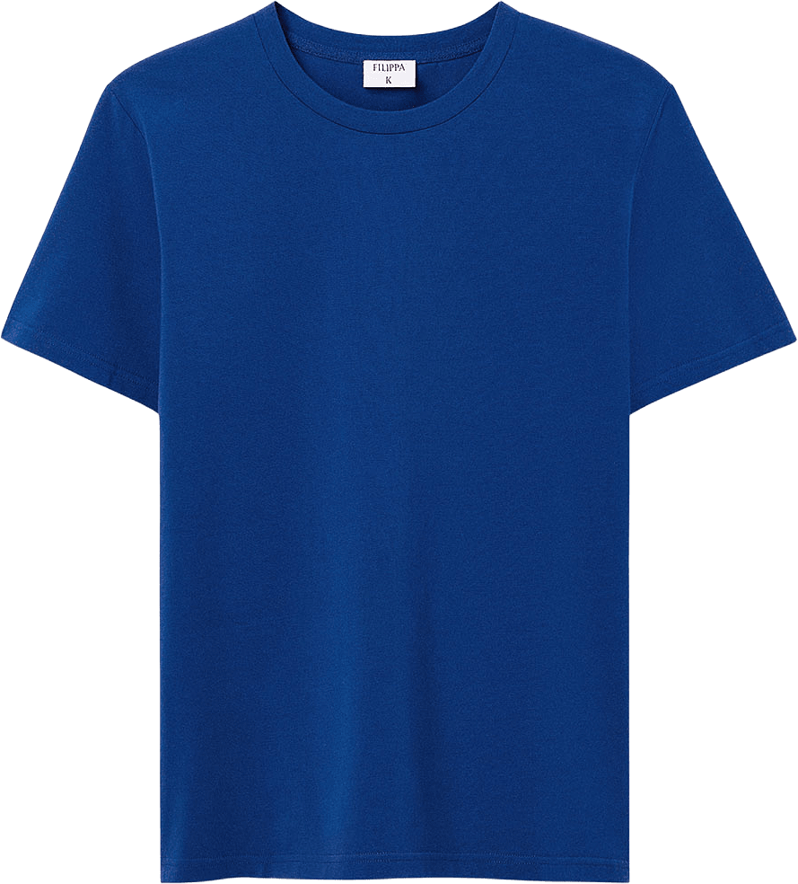 Stretch Cotton Tee, från Filippa K, i färgen Royal Navy.