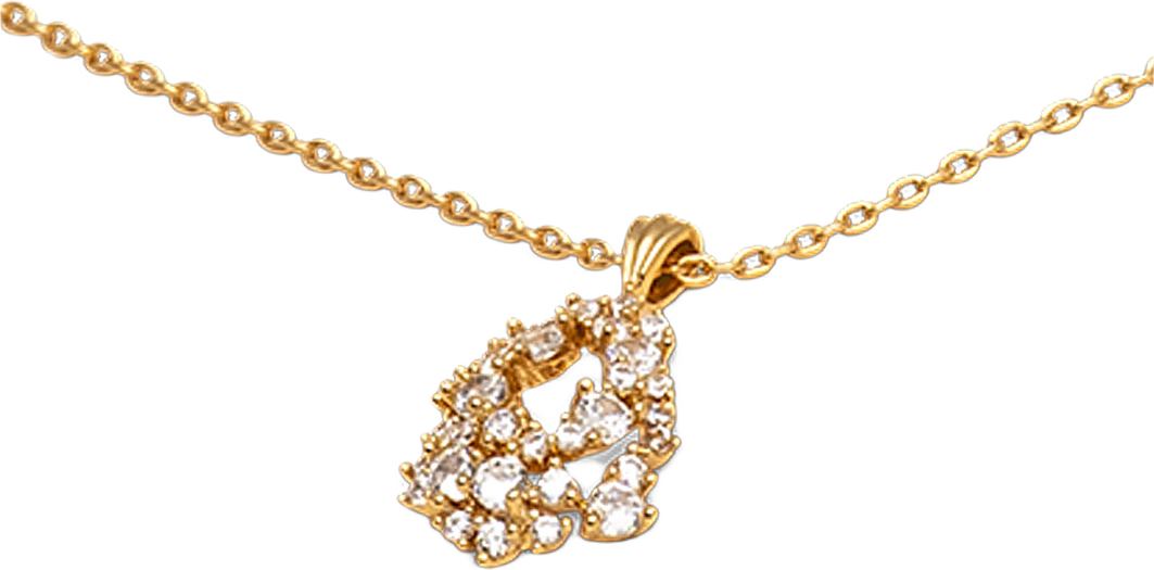 Petite Miss Alice necklace, från Lily and Rose, i färgen Crystal1.