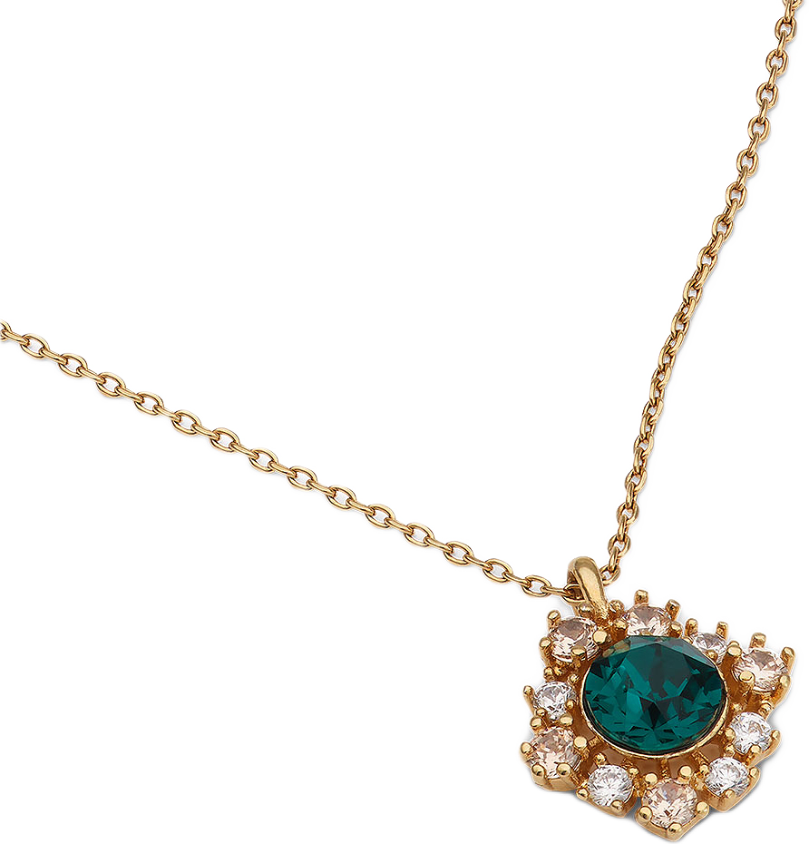 New Emily necklace, från Lily and Rose, i färgen Emerald.