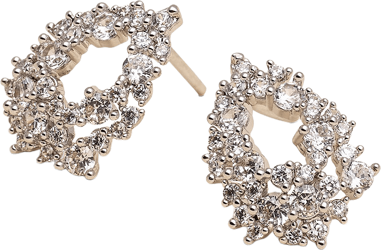 Petite Miss Alice earrings, från Lily and Rose, i färgen Crystal3.