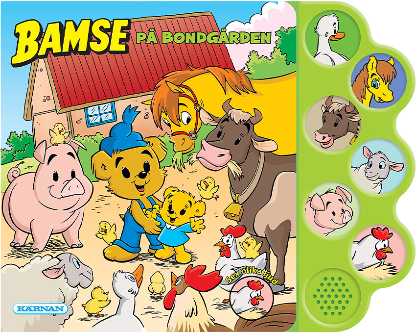Bamse på bondgården, från BAMSE.
