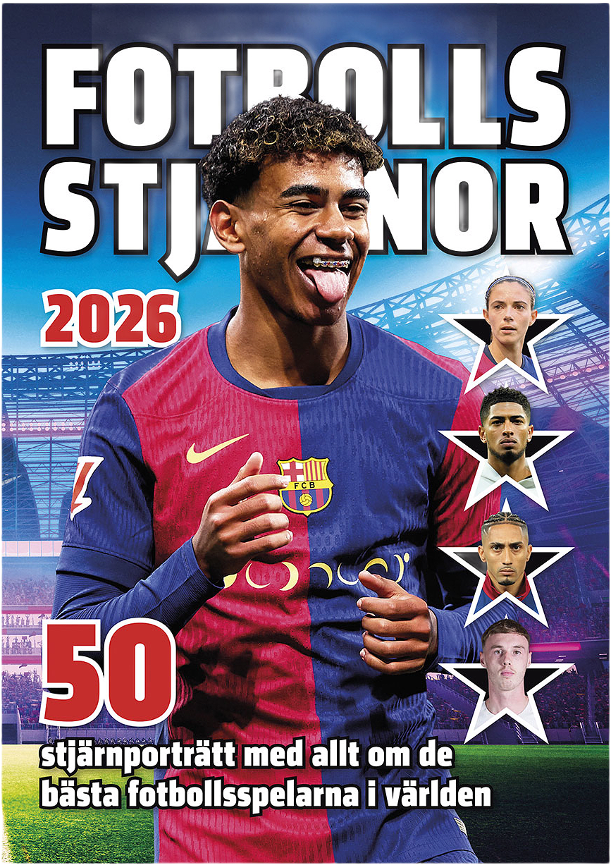 Fotbollsstjärnor 2026, från Tukan.