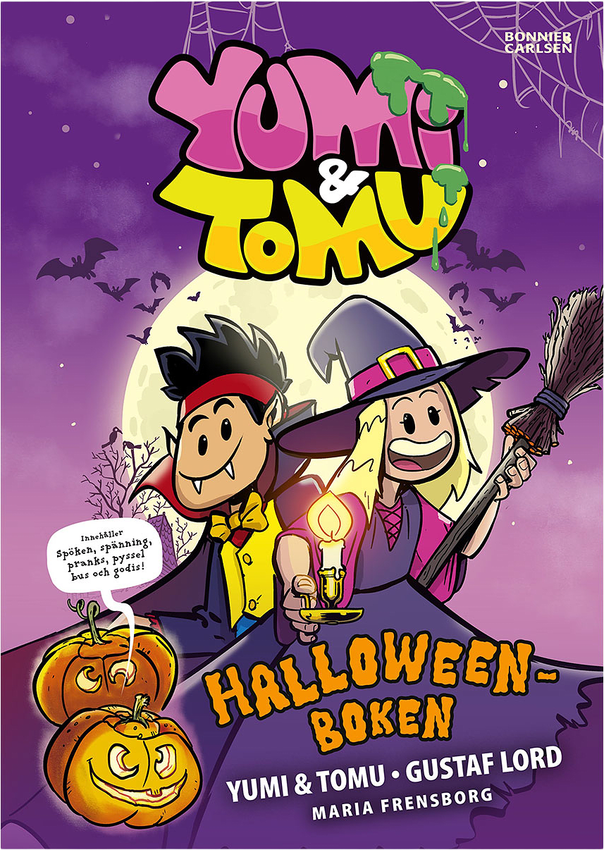 Yumi & Tomu Halloweenboken, från Tukan.