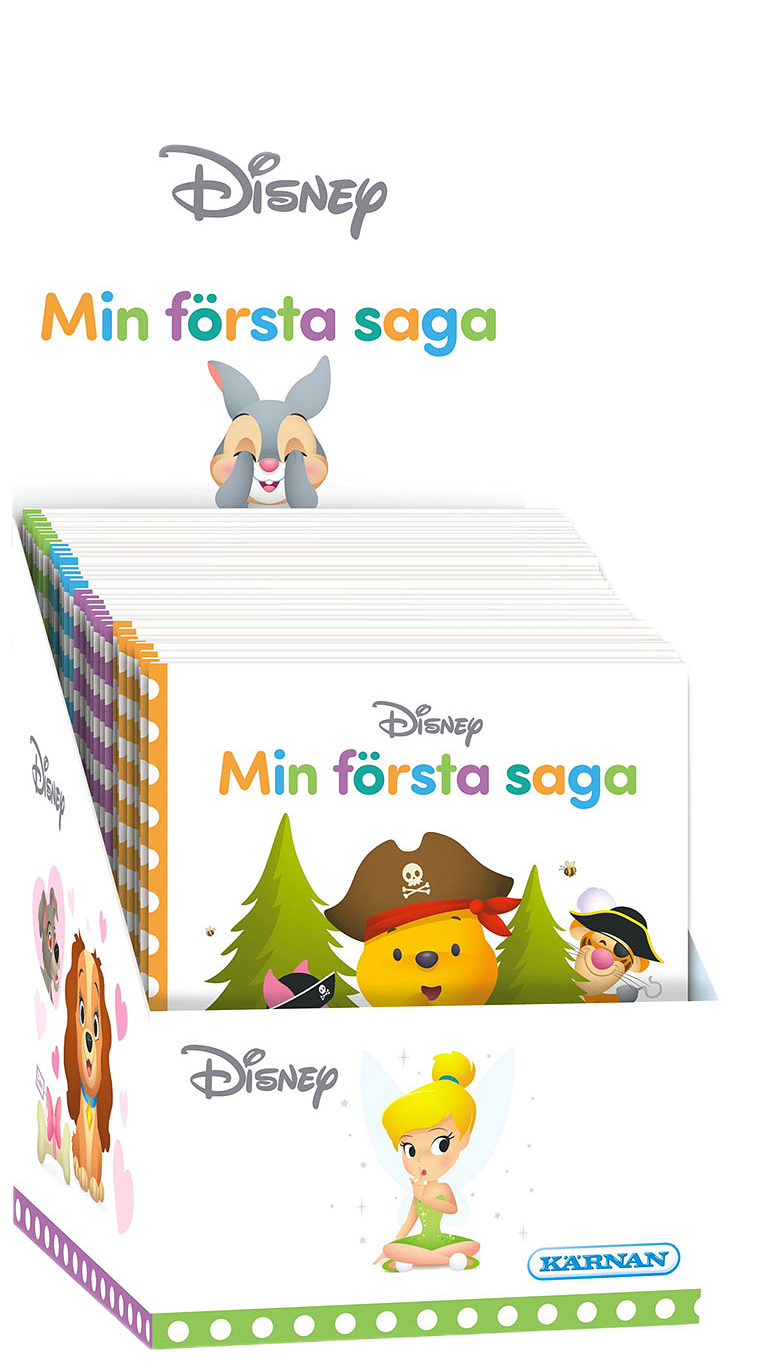 Miniböcker Min första saga, från Tukan.