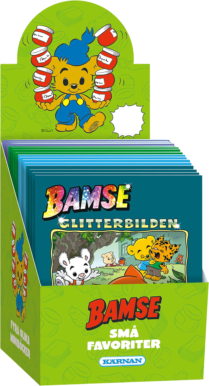 Bamse Miniböcker för de yngsta, från Tukan.