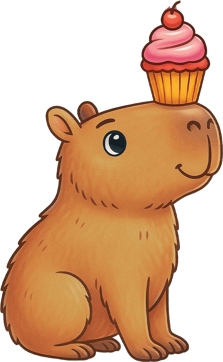 MÅLARBOK KAPYBARAS, från KÄRNAN.