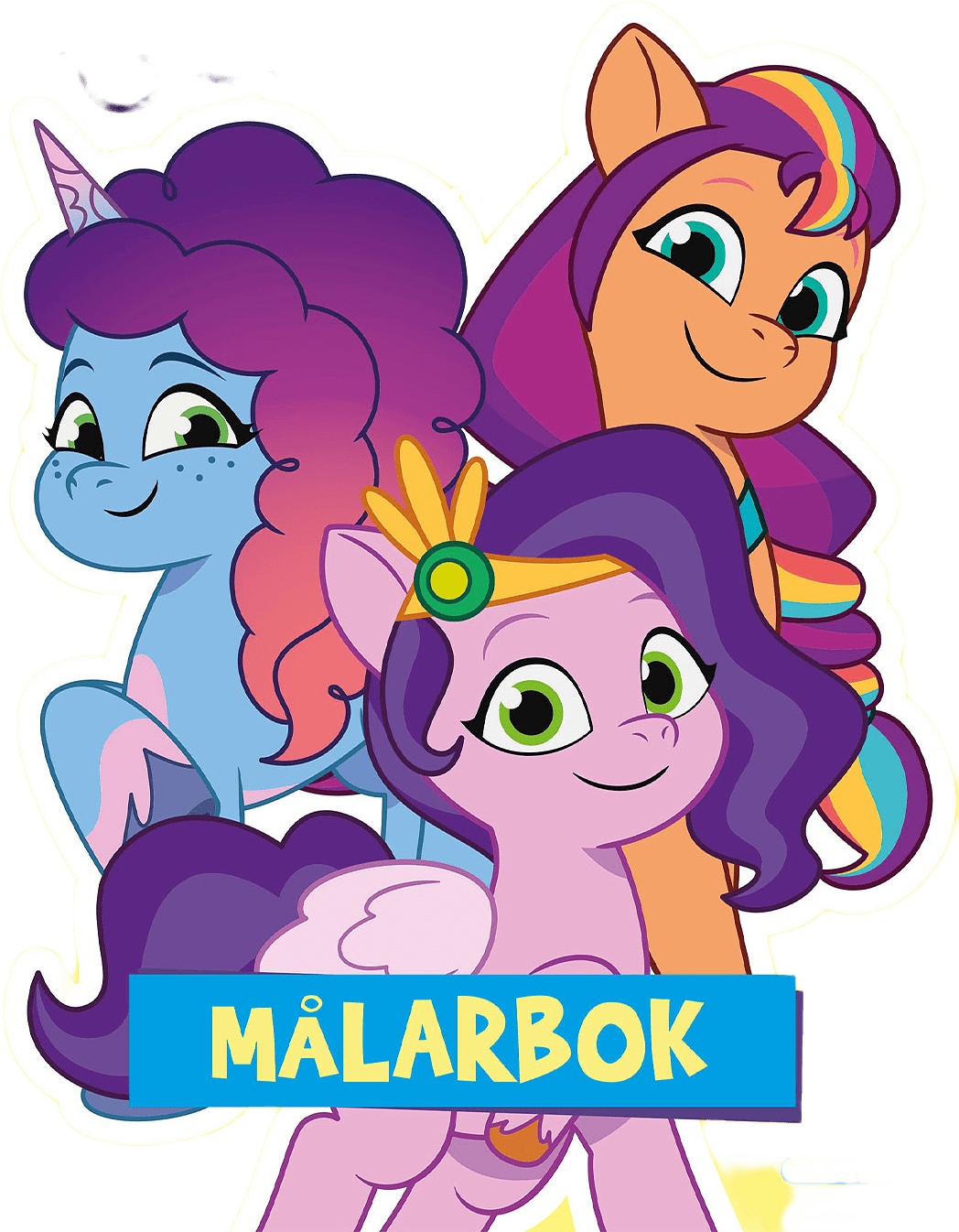 MÅLARBOK MY LITTLE PONY, från KÄRNAN.