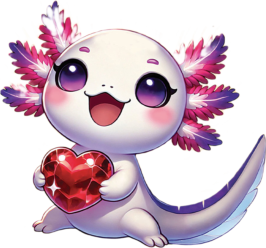 MÅLARBOK AXOLOTL, från KÄRNAN.