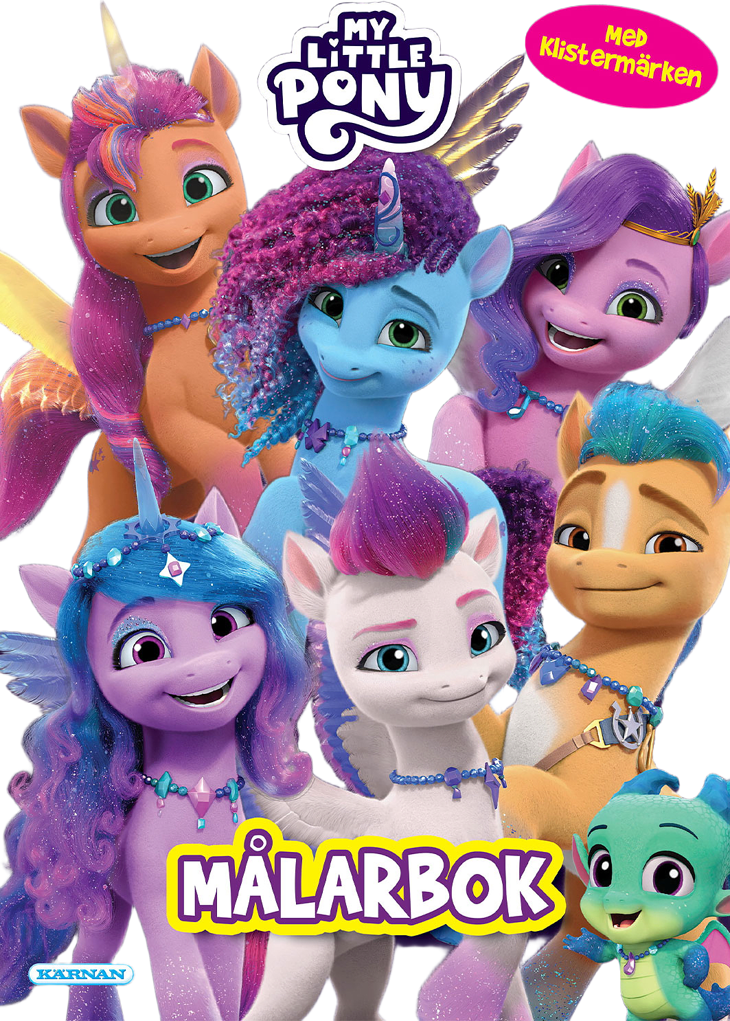MÅLARBOK MY LITTLE PONY, från KÄRNAN.