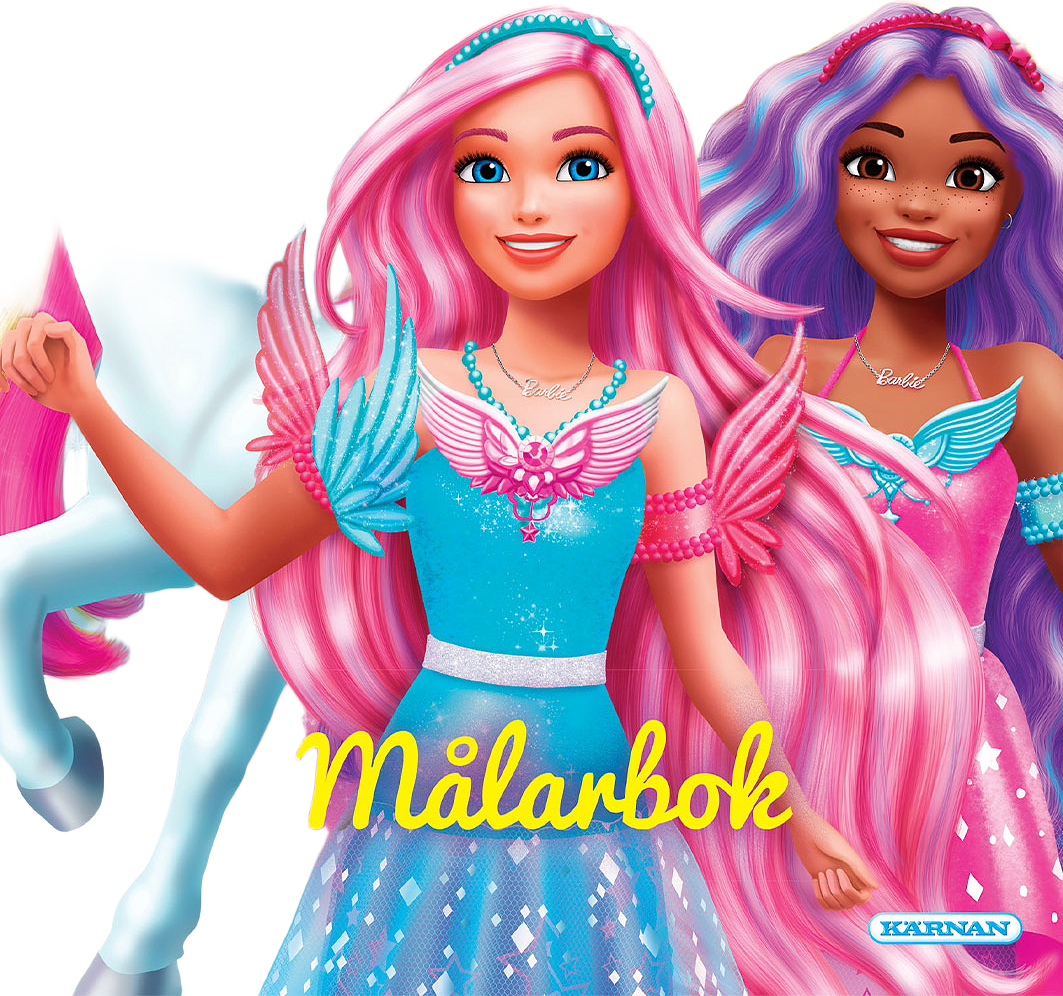 MÅLARBOK BARBIE, från KÄRNAN.