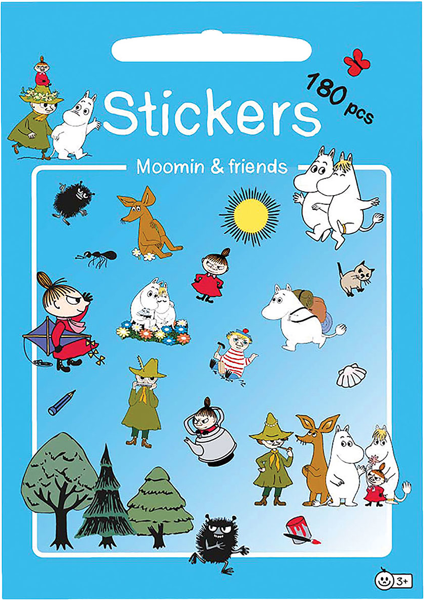 Mumin & Vänner klistermärken (180 Stickers), från Mumin.