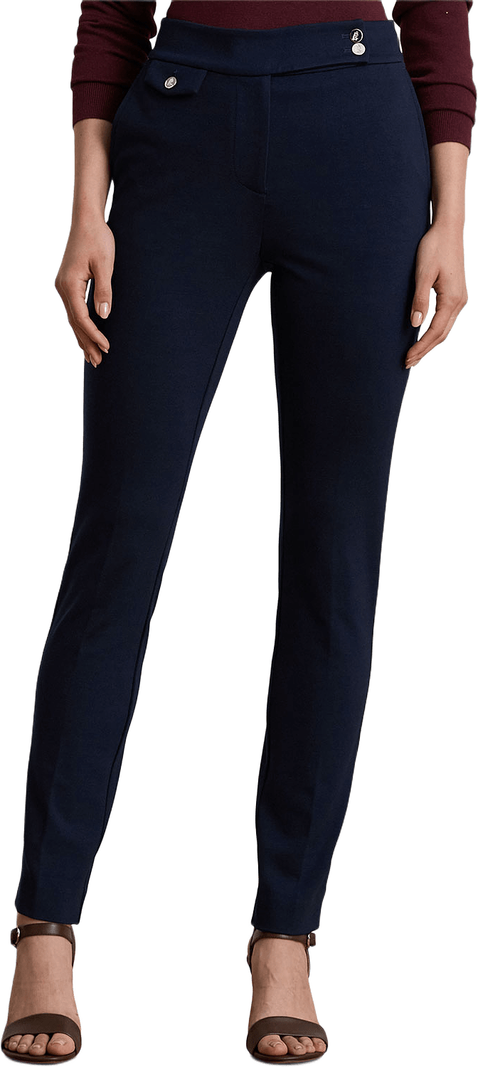 Ponte Ankle Pant, från Lauren Ralph Lauren, i färgen Lauren Navy.