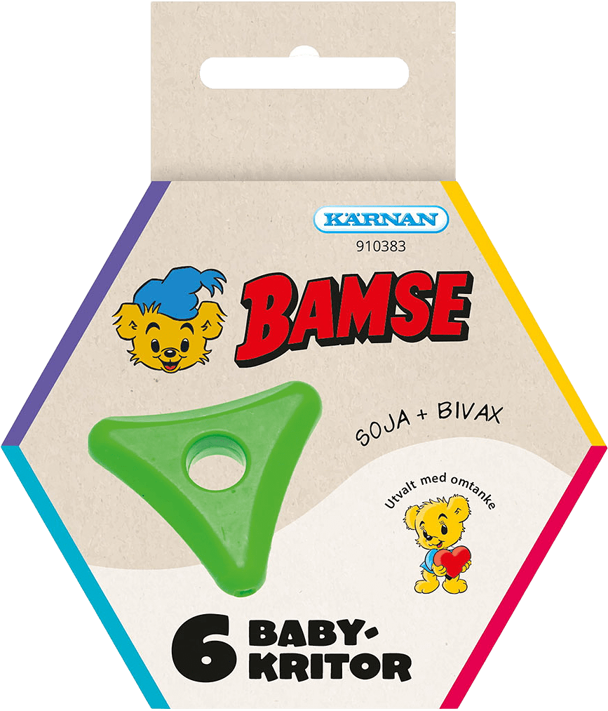 Bamse Babykritor 6 st, från BAMSE.