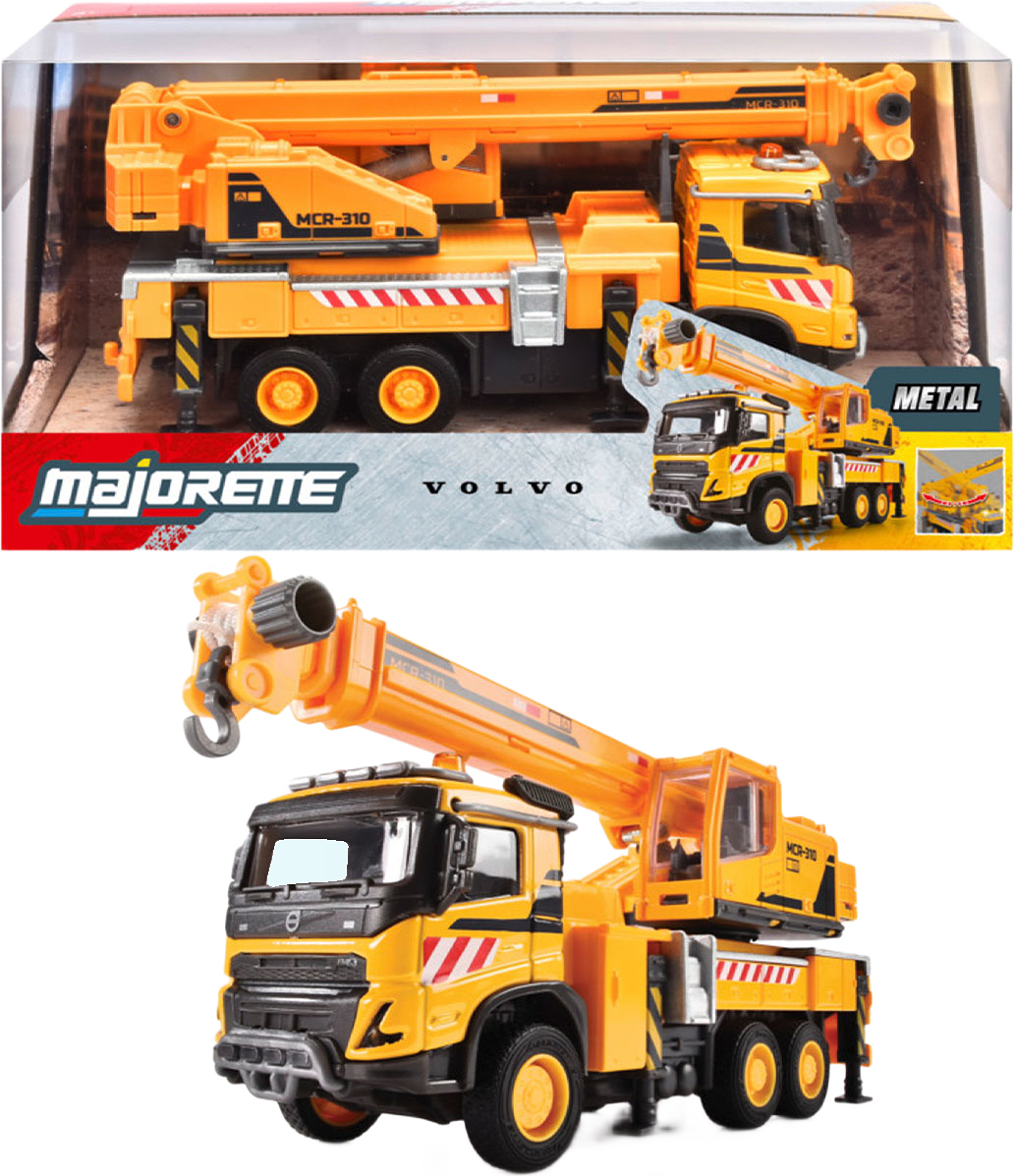 Volvo FMX Truck Crane, från MAJORETTE, i färgen Multicolour.