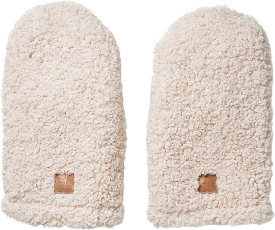 Barnvagnsvantar Soft Sherpa, från Elodie Details, i färgen Soft Sherpa.