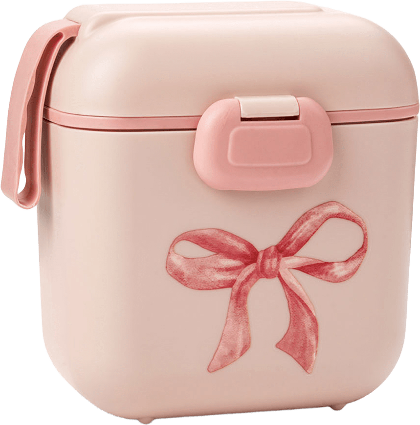 Lunch & Snack Box - Rosy Bow, från Elodie Details, i färgen Rosy Bow.