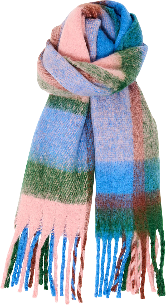 Supersoft Check Scarf, från French Connection, i färgen Multi.