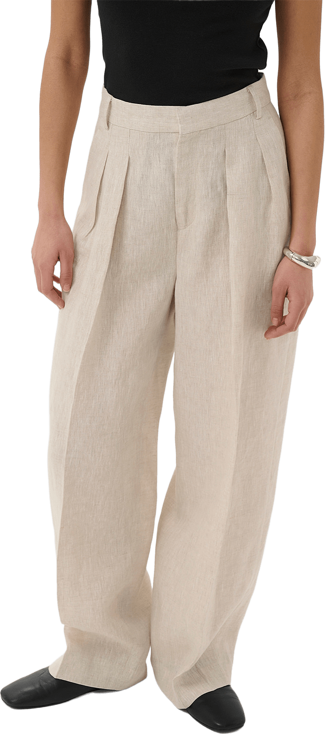 Idoney Wide Pants, från Inwear, i färgen Haze Melange.
