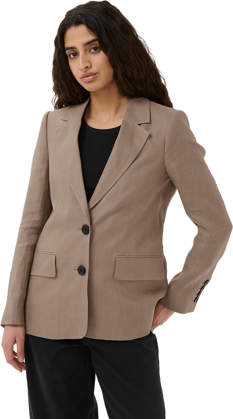 Idoney Blazer Premium, från Inwear, i färgen Desert Taupe.