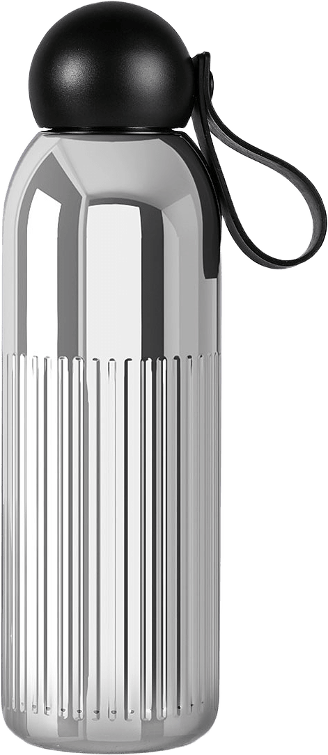 Tekla termosflaska, från Sagaform, i färgen Silver Chrome.