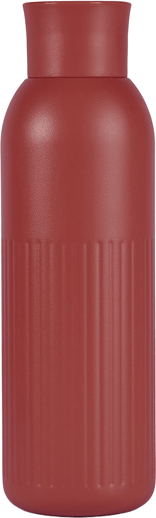 Tekla termosflaska push, från Sagaform, i färgen Bordeaux.