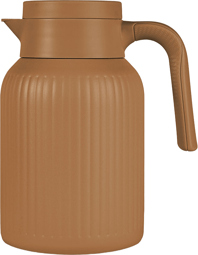 Trine termoskanna, från Sagaform, i färgen Fudge.