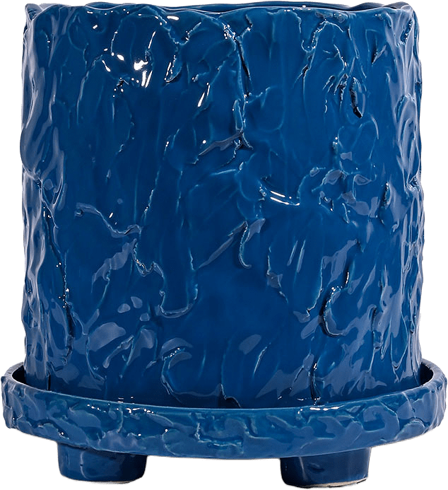 Kruka Muddy L, från Byon, i färgen Blå.