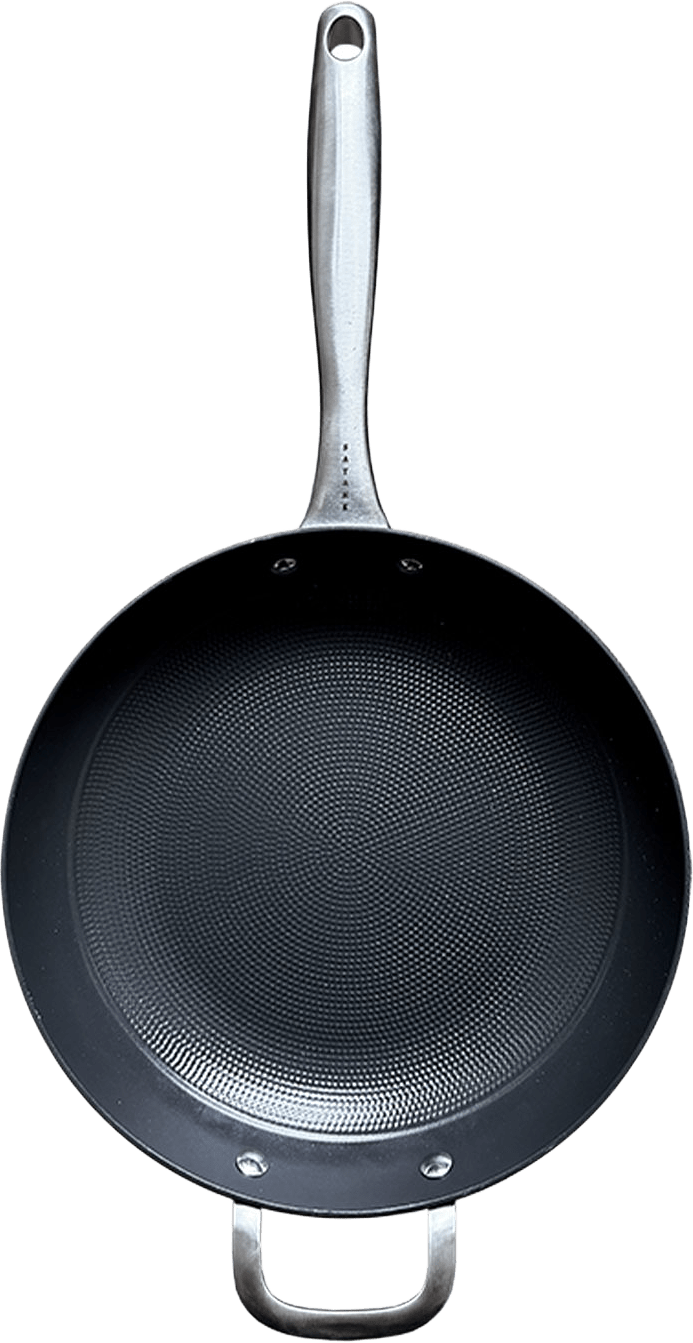 Satake Gentei-aban 28 cm stekpanna Honeycomb keramisk beläggning, från Satake, i färgen Svart.