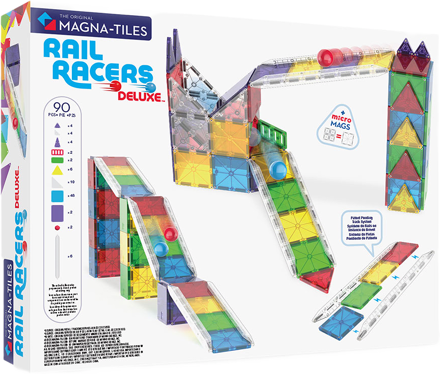 MAGNA-TILES Deluxe Kulanläggning, 90 delar, från Magna-Tiles.