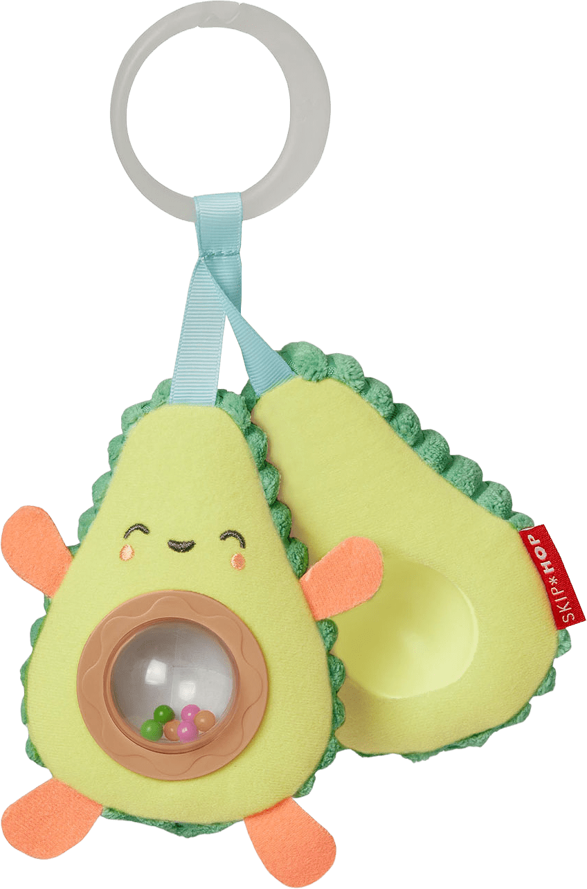 Farmstand Barnvagnsleksak Avocado, från Skip Hop, i färgen Green.