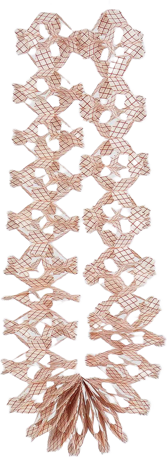 KATHMANDU PO Girlang, offwhite/röd, från A World of Craft, i färgen Vit/Röd.