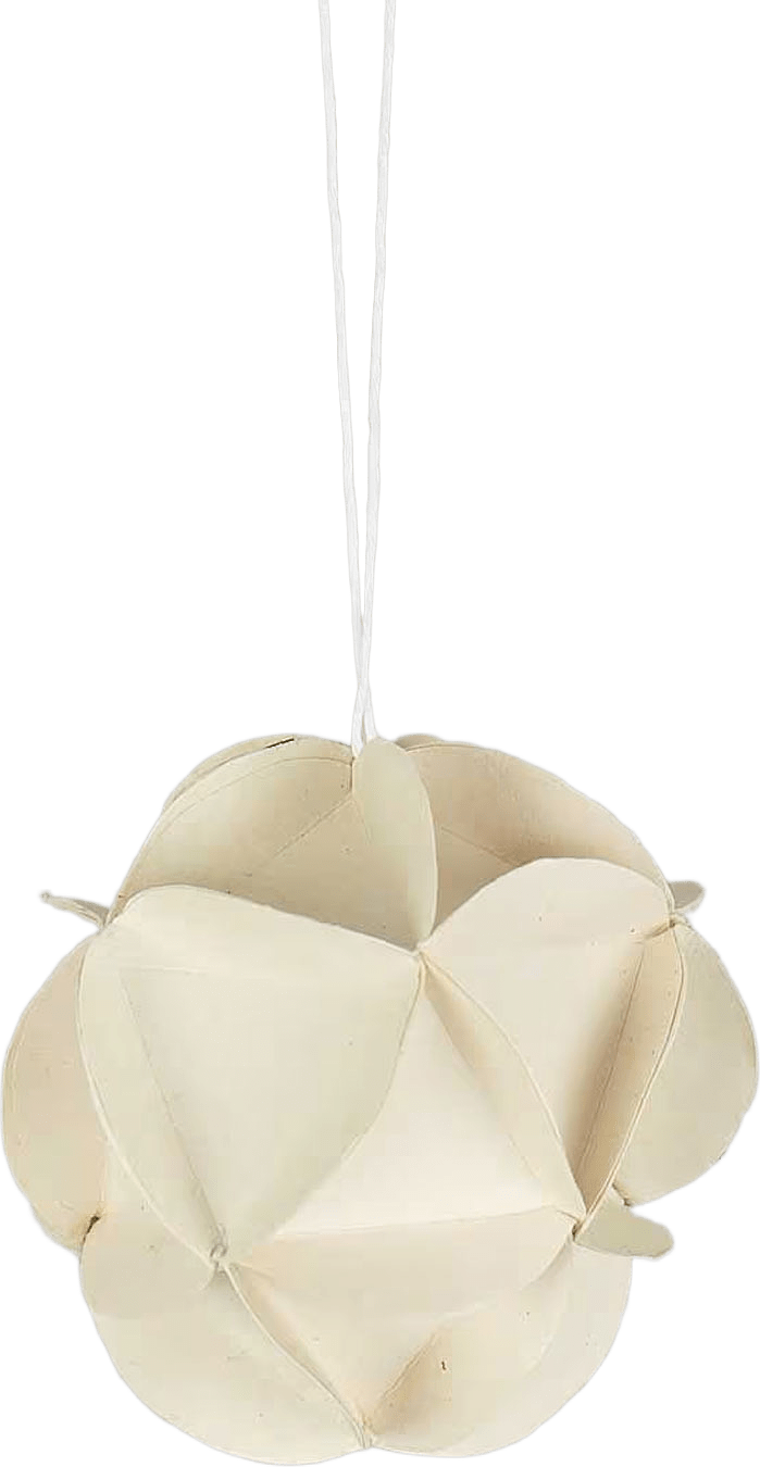 SPHERE Julhänge, från A World of Craft, i färgen Vit.