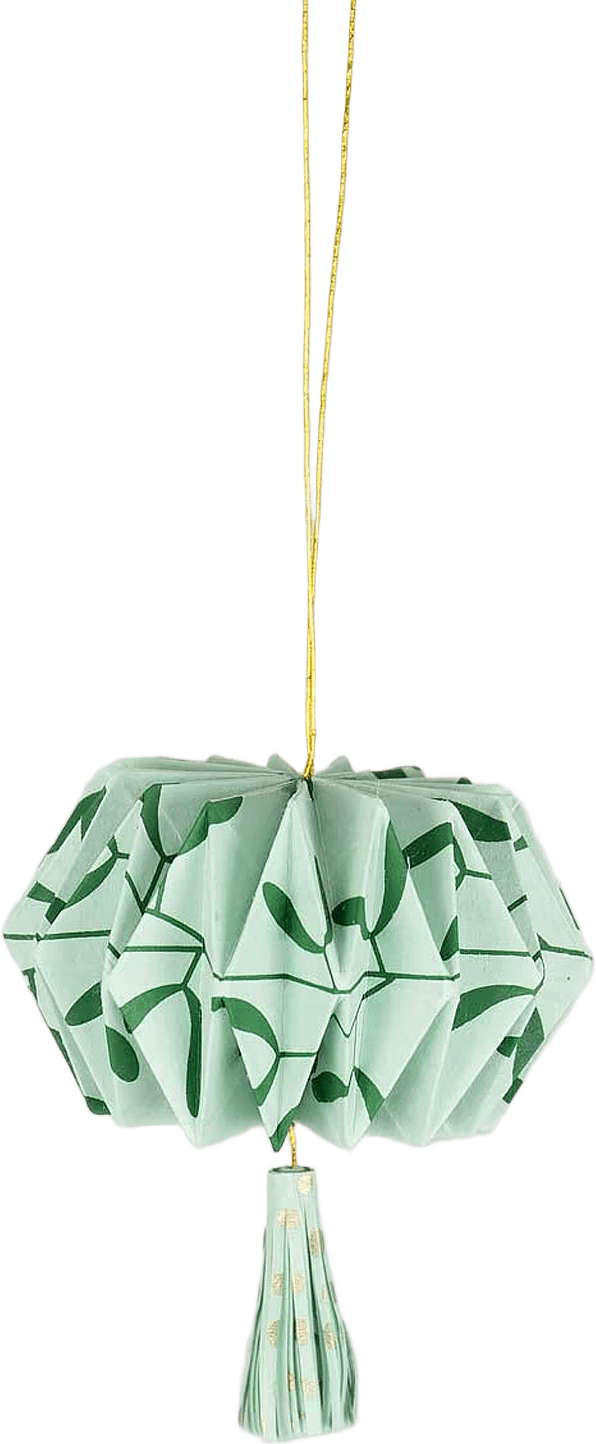 ORIGAMI Julhänge, grön, från A World of Craft, i färgen Grön.