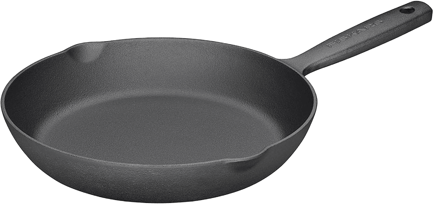 Folken Stekpanna gjutjärn 24 cm, från Fiskars, i färgen Silver.