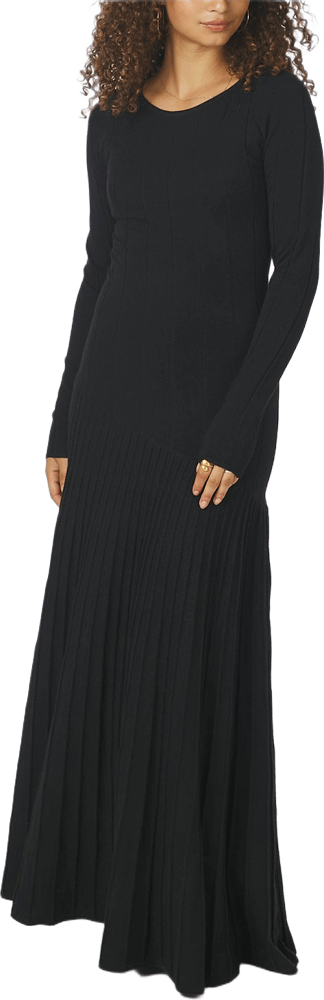 Sage Knit Dress, från Neo Noir, i färgen Black.