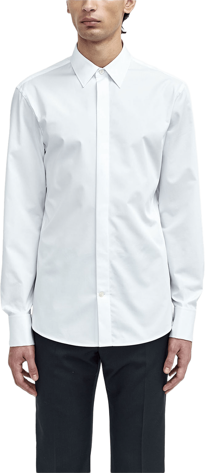 Adley T Smokingskjorta, från Tiger of Sweden, i färgen Pure White.