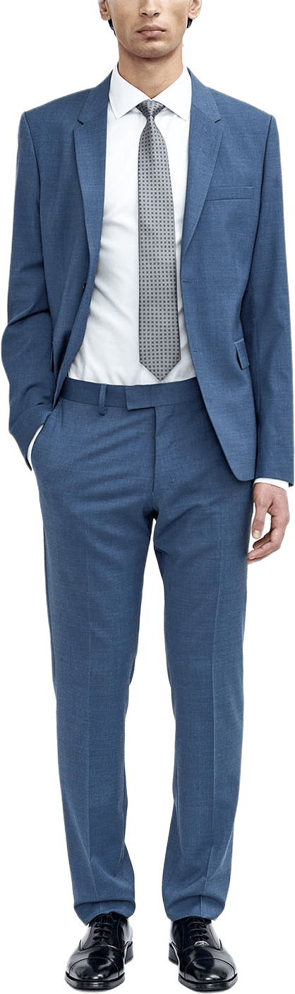 Tenuta Slim-fit Byxor, från Tiger of Sweden, i färgen Blue Cloud.