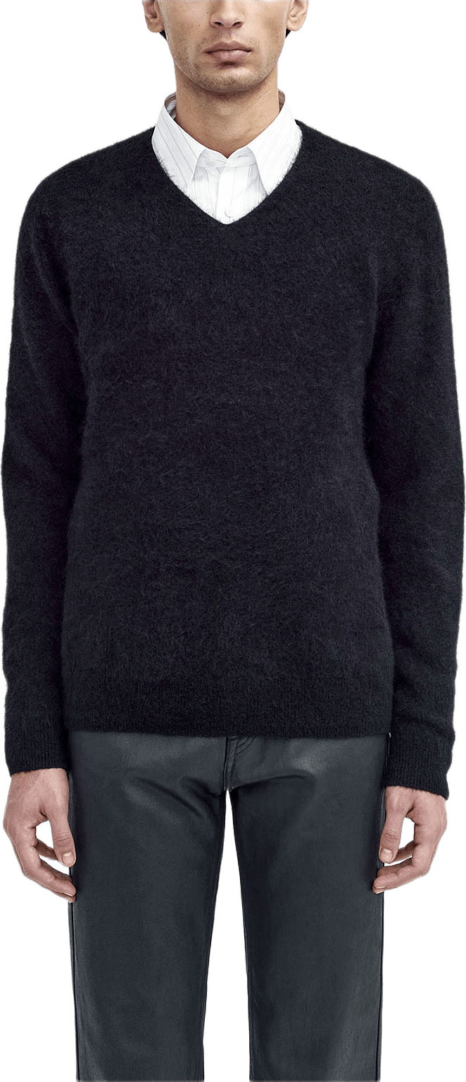 Oliver Mohair Stickad Tröja, från Tiger of Sweden, i färgen Black.