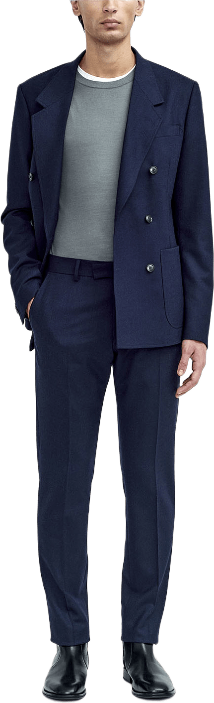 Tenuta Ullblandad Byxa, från Tiger of Sweden, i färgen Deep Well.