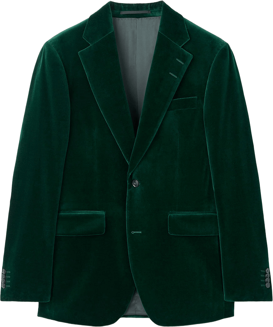 Ease Slim-Fit Bomullsjacka, från Tiger of Sweden, i färgen Evergreen.