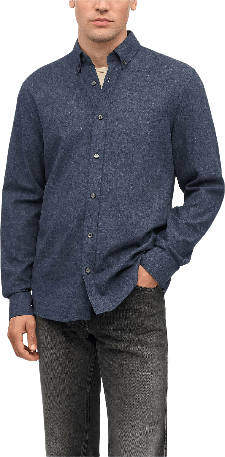 Spenser Casual Bomullsskjorta, från Tiger of Sweden, i färgen Dusty Blue.